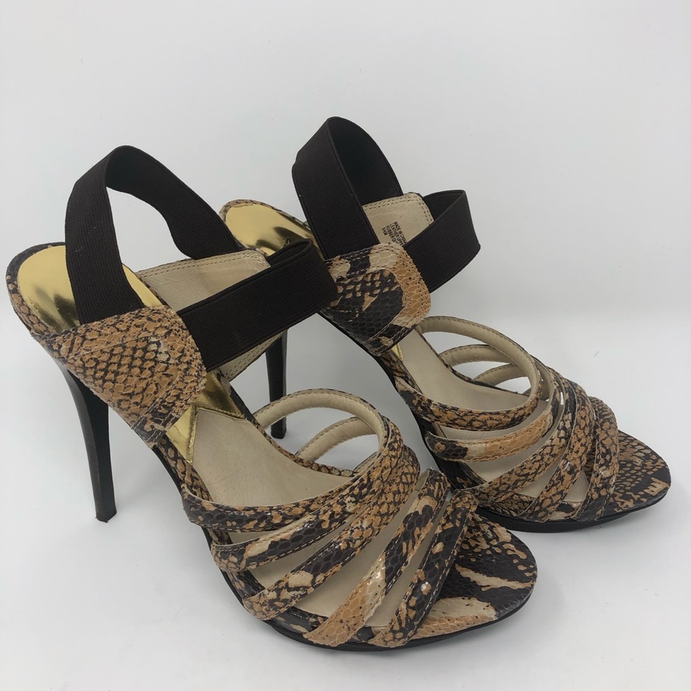 Michael Kors Snake Skin Heels Size 9.5M